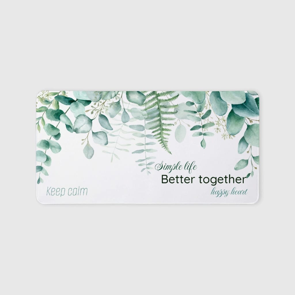 Custom Eucalyptus Quote Extended Desk Mat for Office Gifts