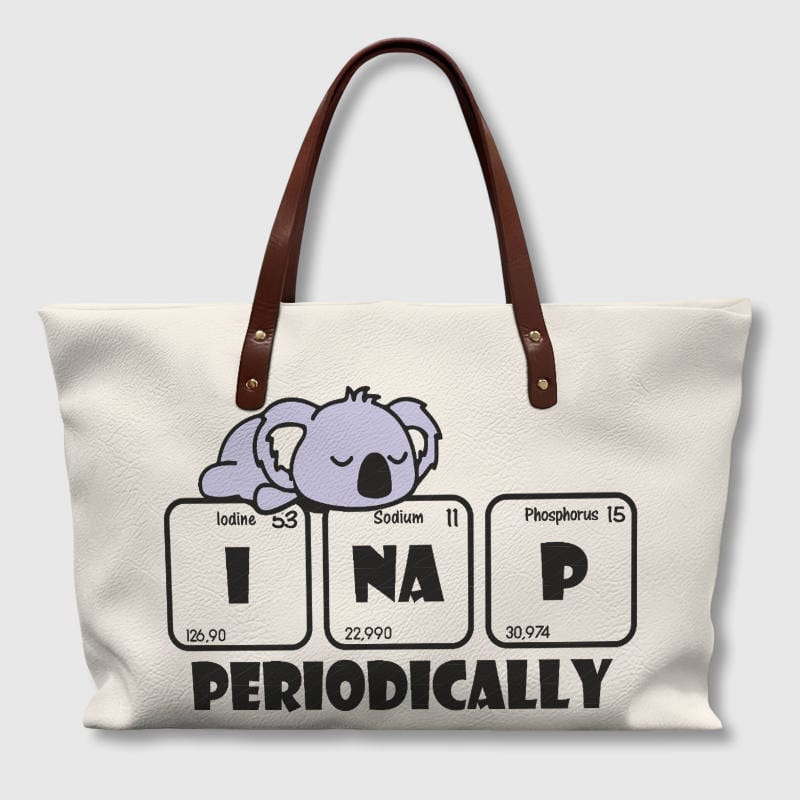 Funny Koala Periodic Nap Tote Bag for Everyday Gifts