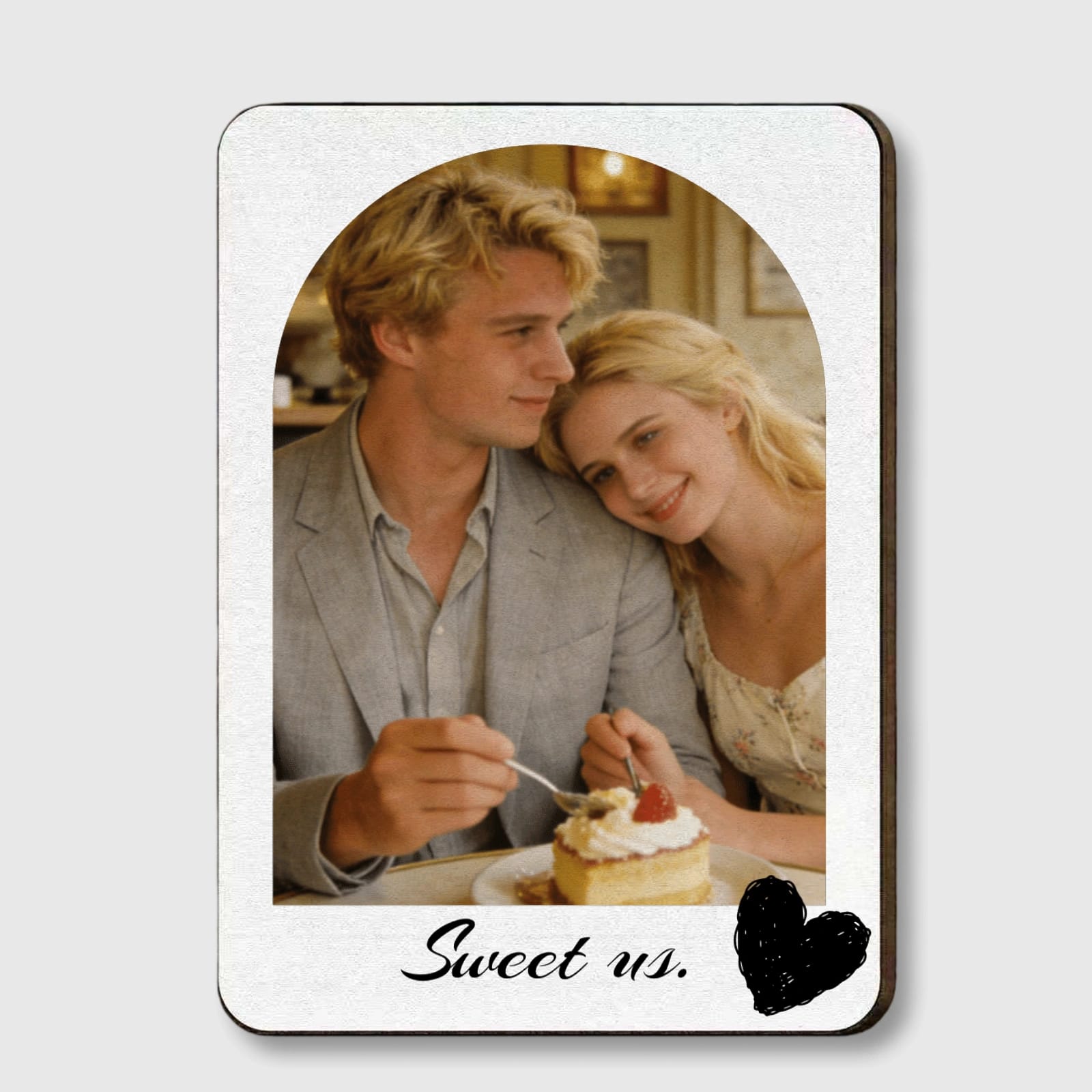 Custom Photo Car Visor Clip for Couple Anniversary Gift