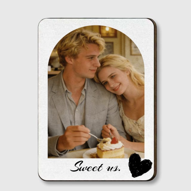 Custom Photo Car Visor Clip for Couple Anniversary Gift