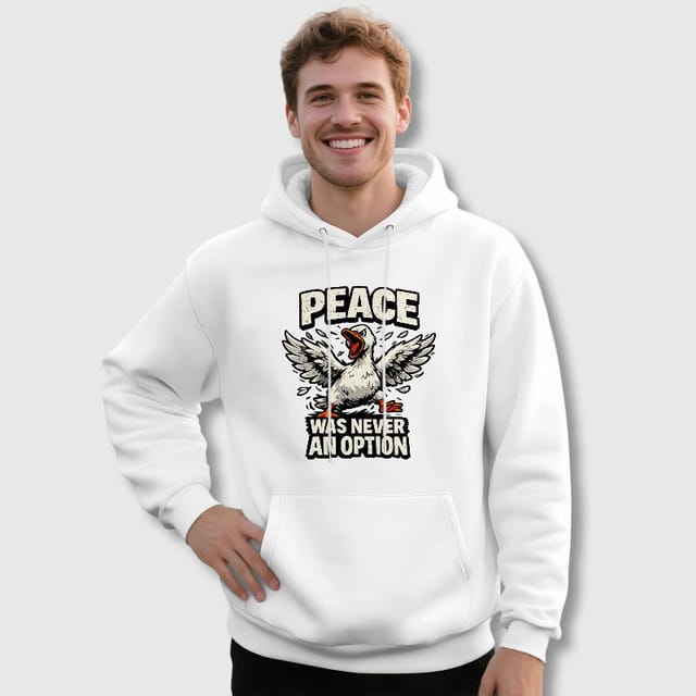 Funny Goose Quote Pullover Hoodie for Pet Lovers Daily Wear
