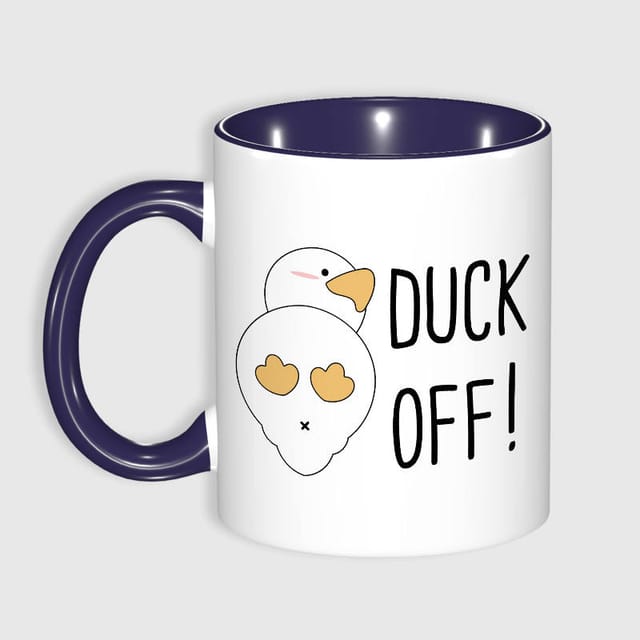 Funny Duck Off Pun 11oz Mug for Duck Lovers Gift