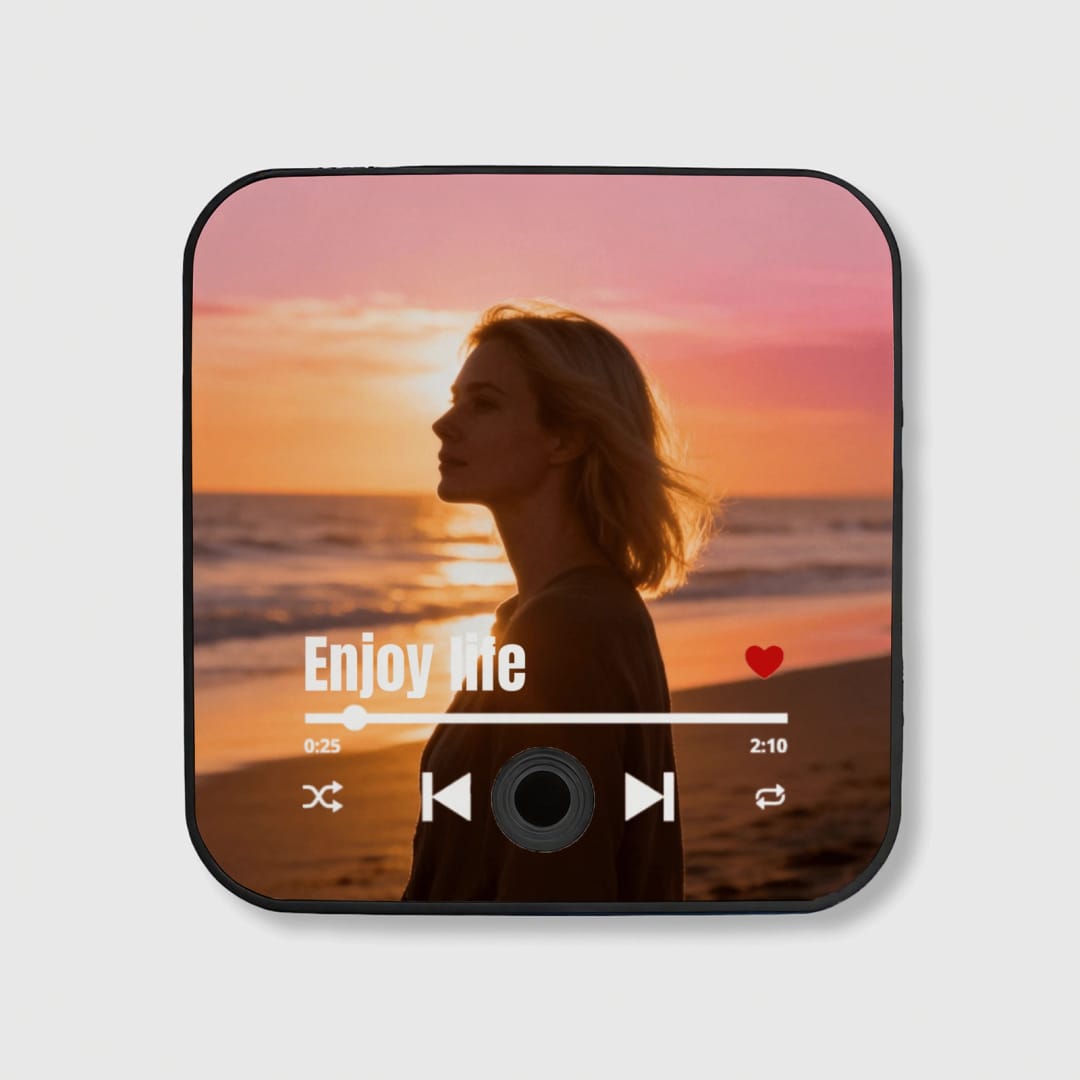 Custom Music Fridge Sticker - Personalized Song Art & Lyrics Magnet - 1