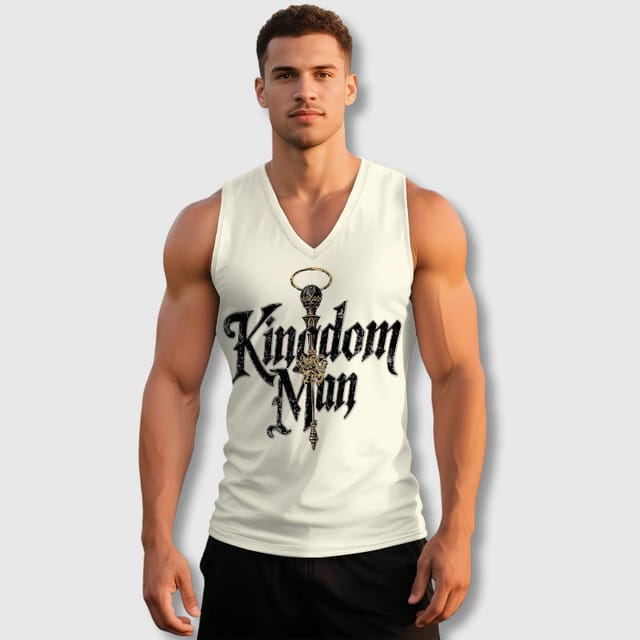 Kingdom Man Graphic Tank Top for Men Gym Workout