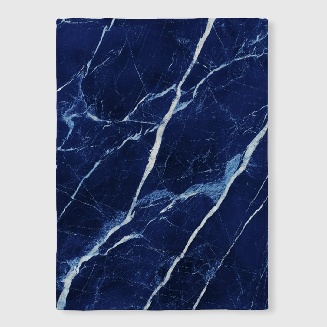 Midnight Lapislazuli Woven Blanket - 1
