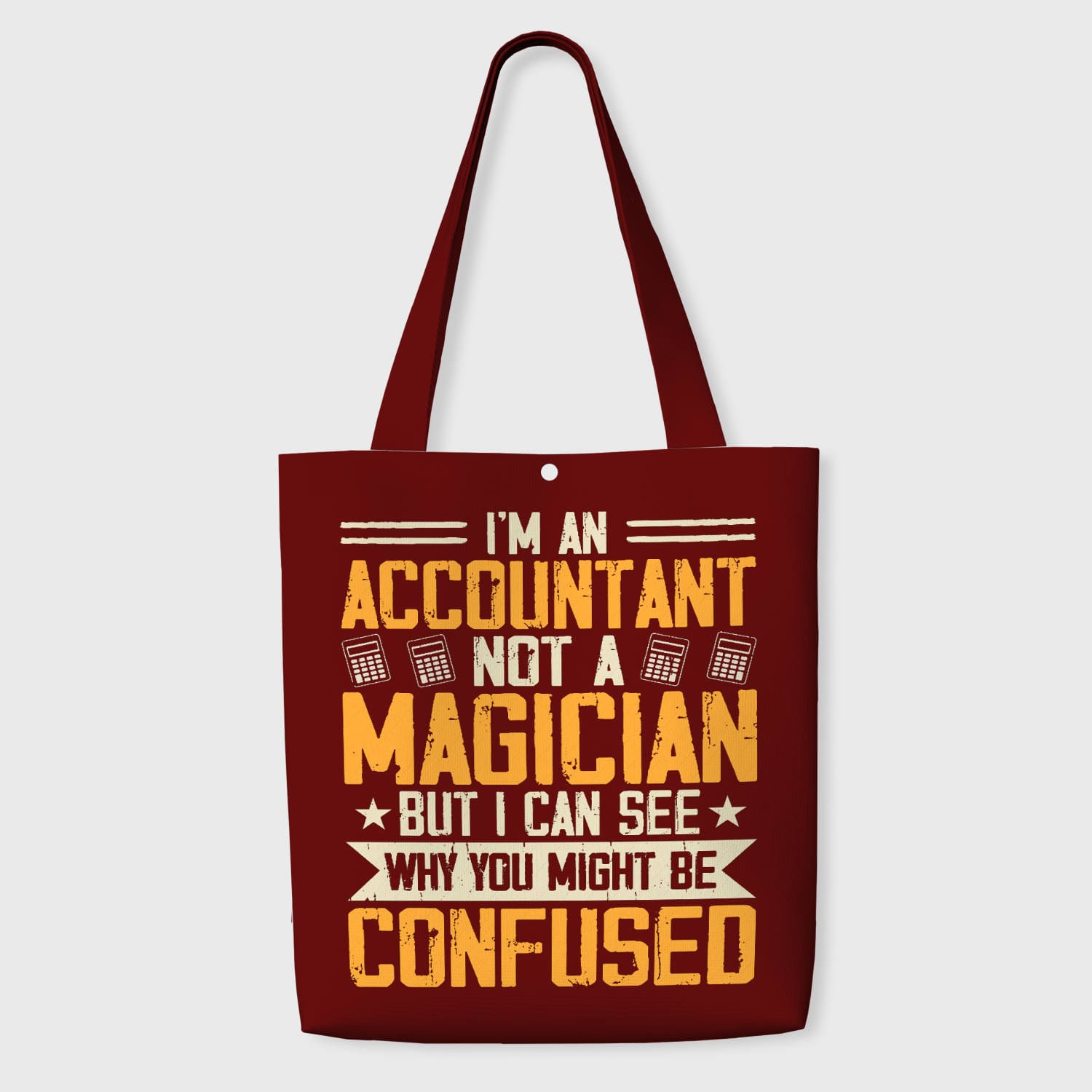 Funny Accountant Quote Tote Bag for Accountant Work Gift