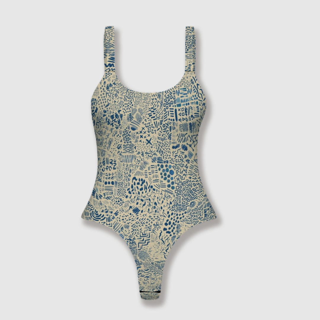 Mental Noise One-Piece Bodysuit - 1