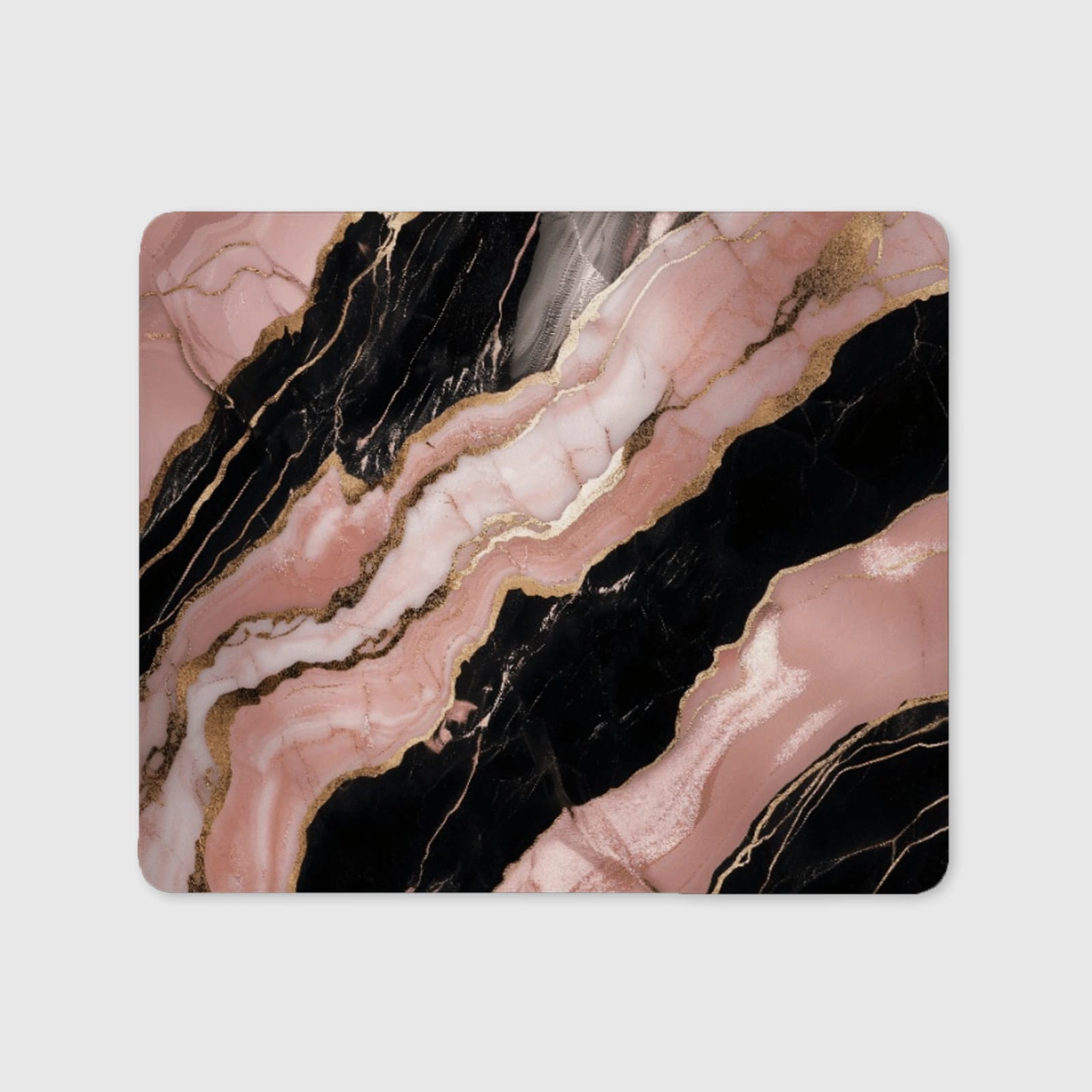 Midnight Rose Quartz Mouse Pad