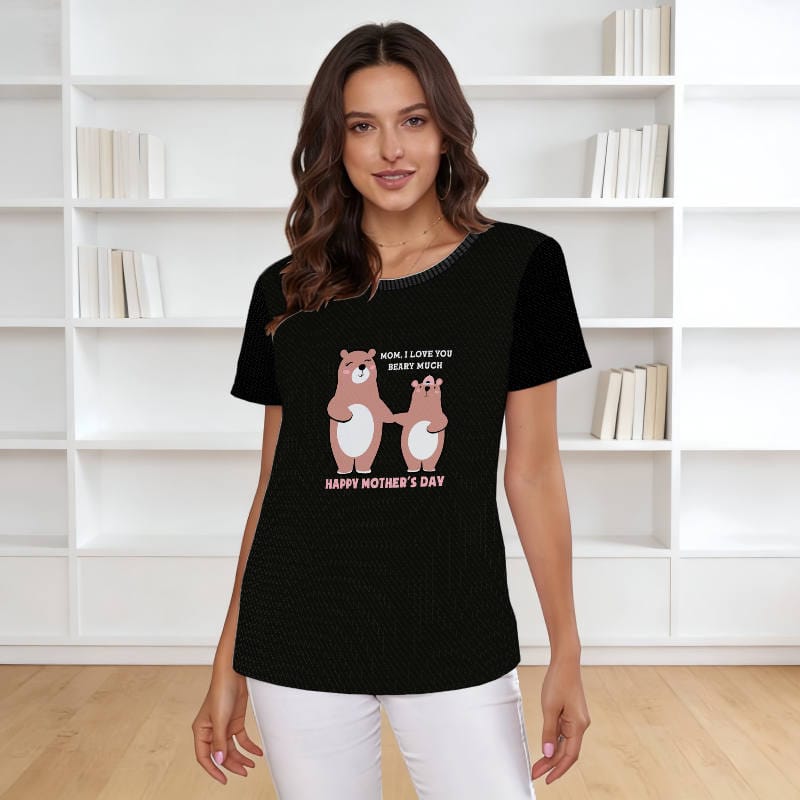 Cute Bear Quote T-Shirt for Mom Mother's Day Gift