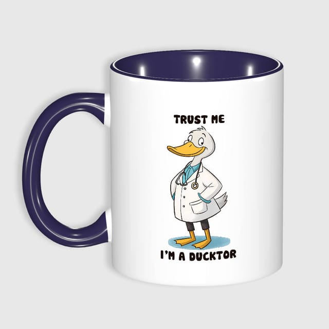 Funny Ducktor Coffee Mug for Medical Workers Funny Gift