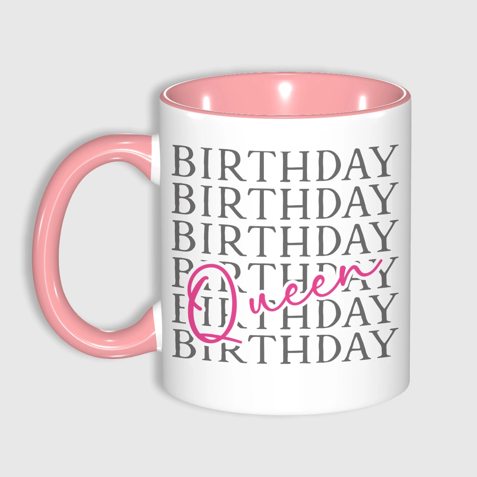 Birthday Queen Ceramic Mug for Her Birthday Gift