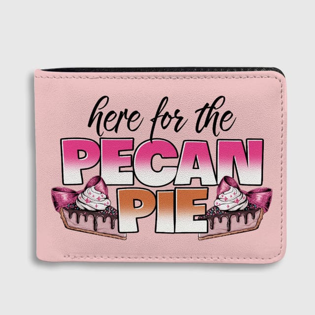 Pecan Pie Wallet for Foodie Thanksgiving Gift