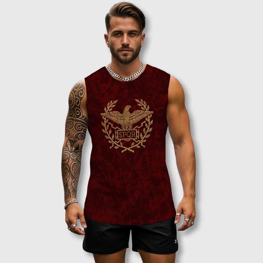 Mosaic Eagle of the Roman Empire Tank Top - 1