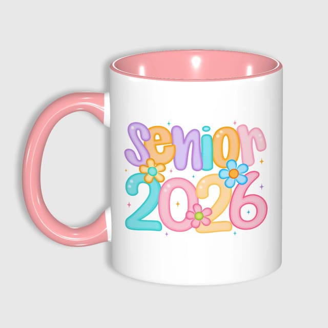 Floral Senior 2026 Ceramic Mug for Grads Grad Gift