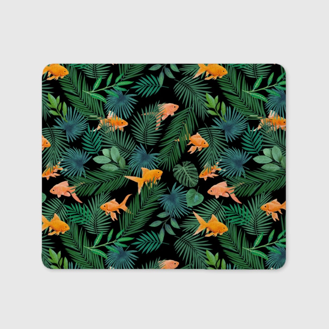 Goldfish in the Jungle Mouse Pad - 1