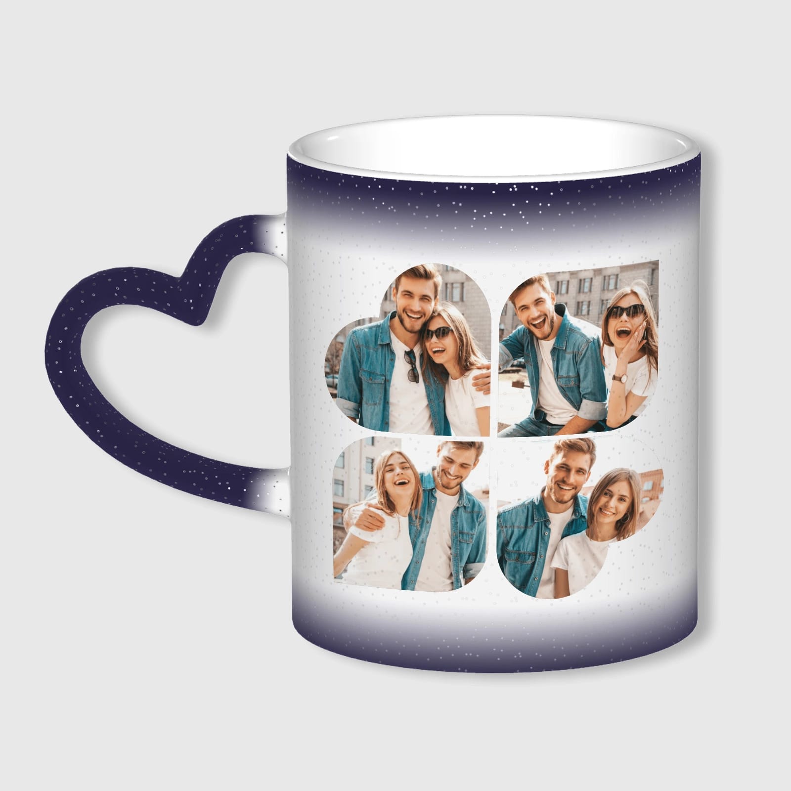 Starry Sky Color Changing Mug Blue ,  11 oz，Galaxy Heat Sensitive Magic Coffee Cup, Night Sky Thermochromic Mug Gift for Tea & Coffee Lovers