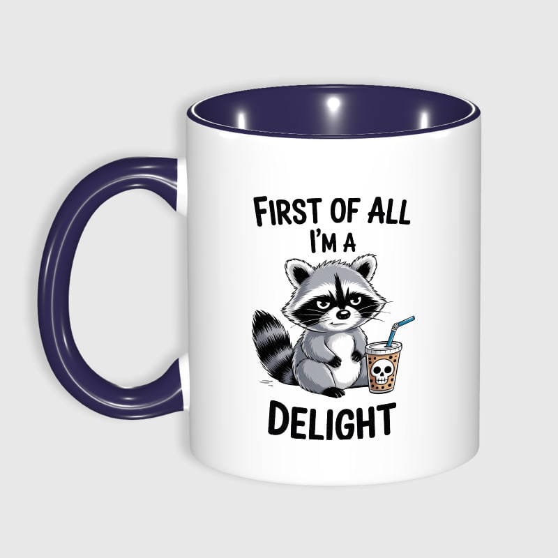 Sarcastic Raccoon Quote Mug for Pet Lovers Birthday Gift