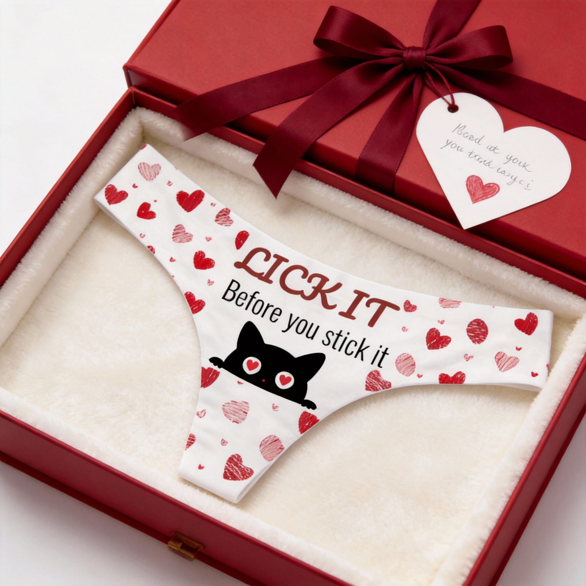 Custom 'Lick It Before You Stick It' Thong