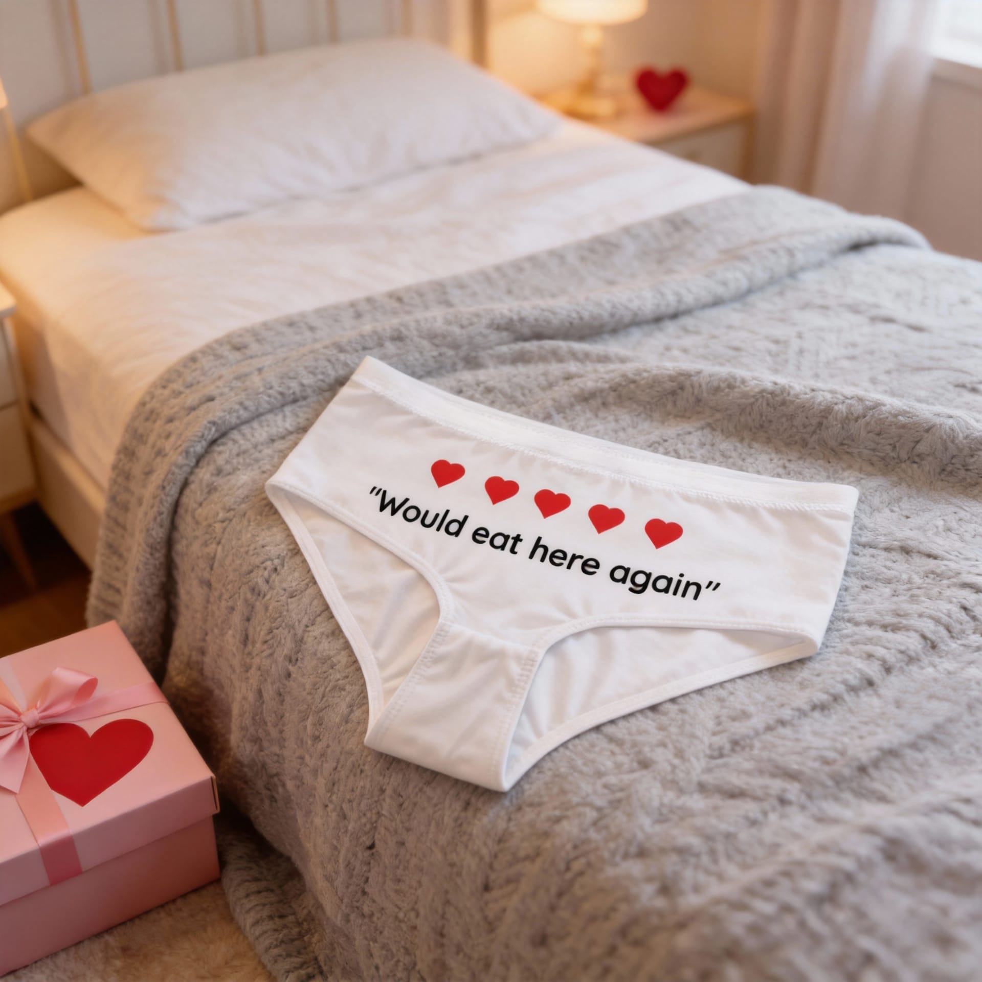 Custom 5-Star 'Would Eat Here Again' Women's Briefs