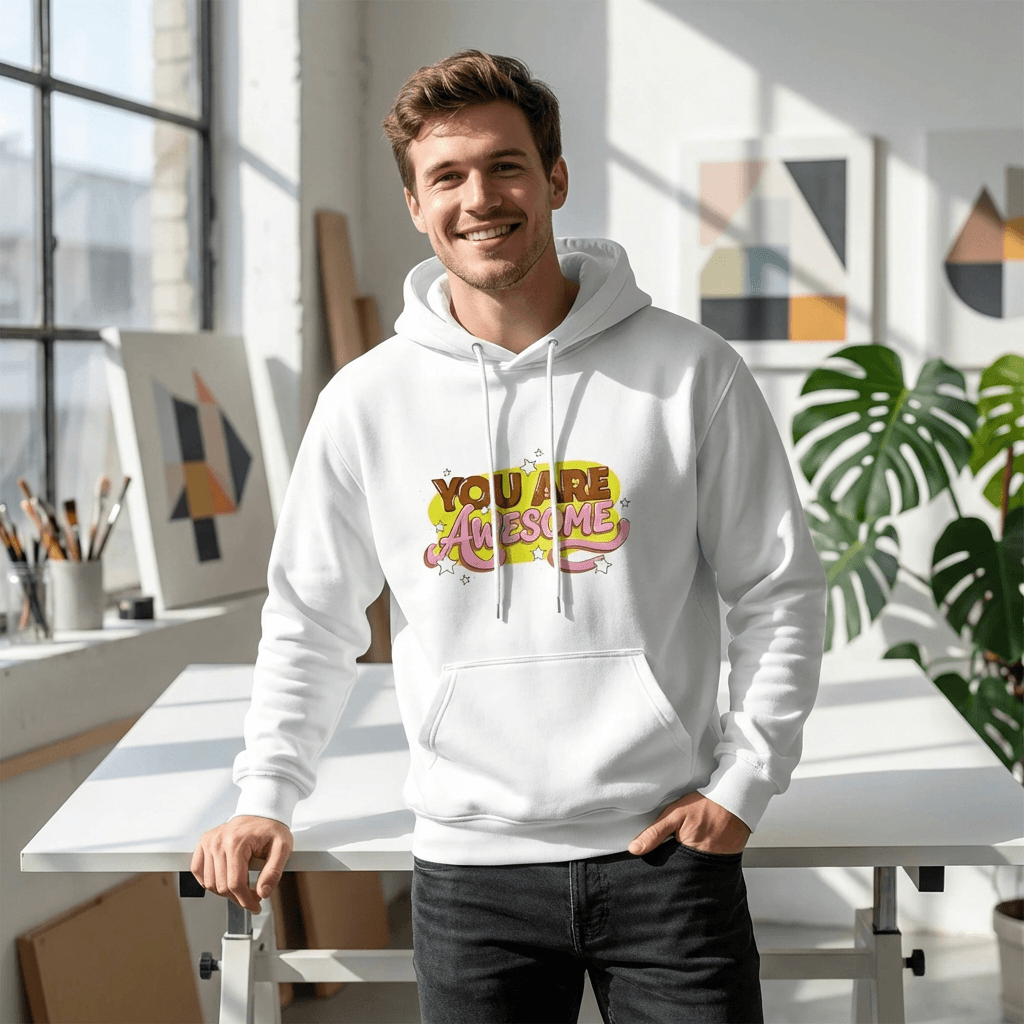 'You Are Awesome' Cozy Hoodie | Gift for Loved Ones