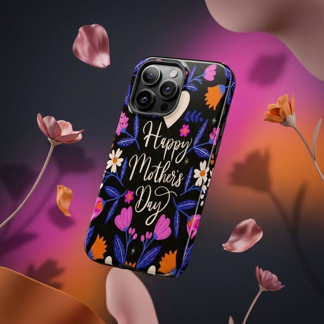 Personalized Happy Mother's Day Magnetic Phone Case - Custom Gift for Mom