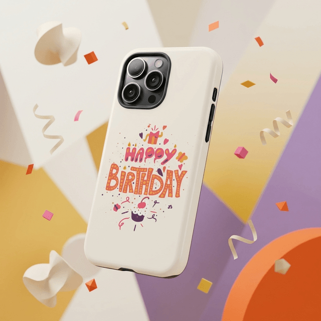 Happy Birthday Magnetic iPhone Case Cute Protective Cover for Birthday Gift Shoppers