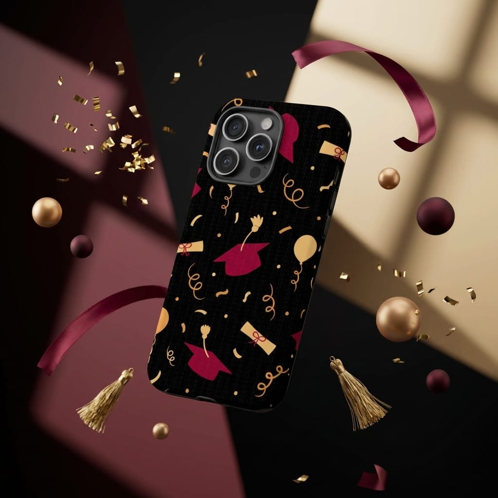 Graduation Themed Magnetic iPhone Case for College Grads Perfect Graduation Gift