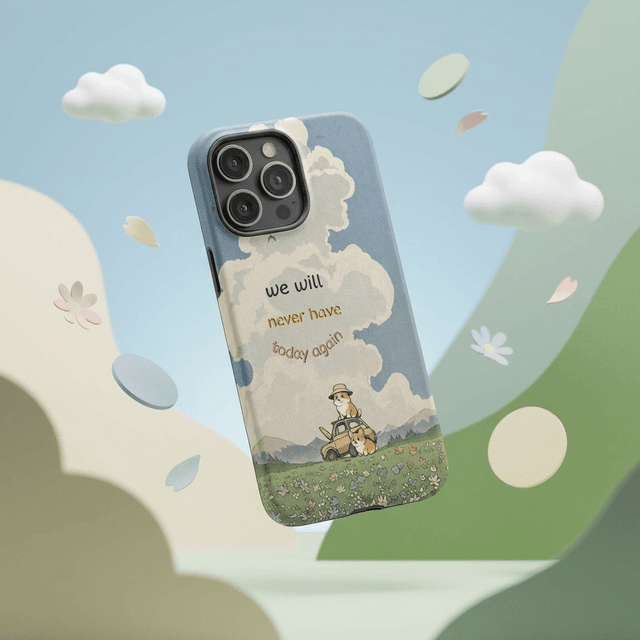 Cute Corgi Magnetic Phone Case for Dog Lovers, Birthday Holiday Gift for Friends & Family