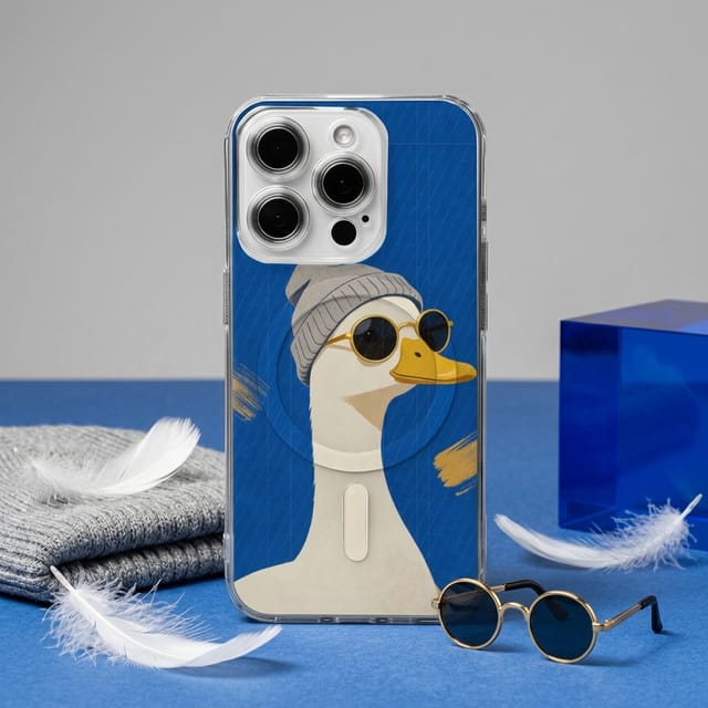 Cool Duck Clear Magnetic Case for Duck Lovers Gifts