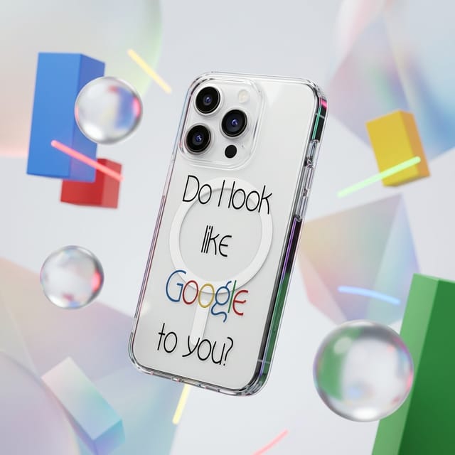 Funny Slogan Clear Magnetic iPhone Case Ideal for Friend Birthdays White Elephant Gifts