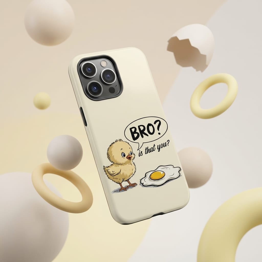 Funny Chick Pun Magnetic Phone Case for Pet Lovers Easter Gift