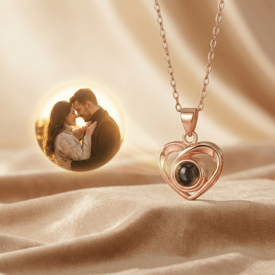 Personalized Photo Projection Necklace - Image 2