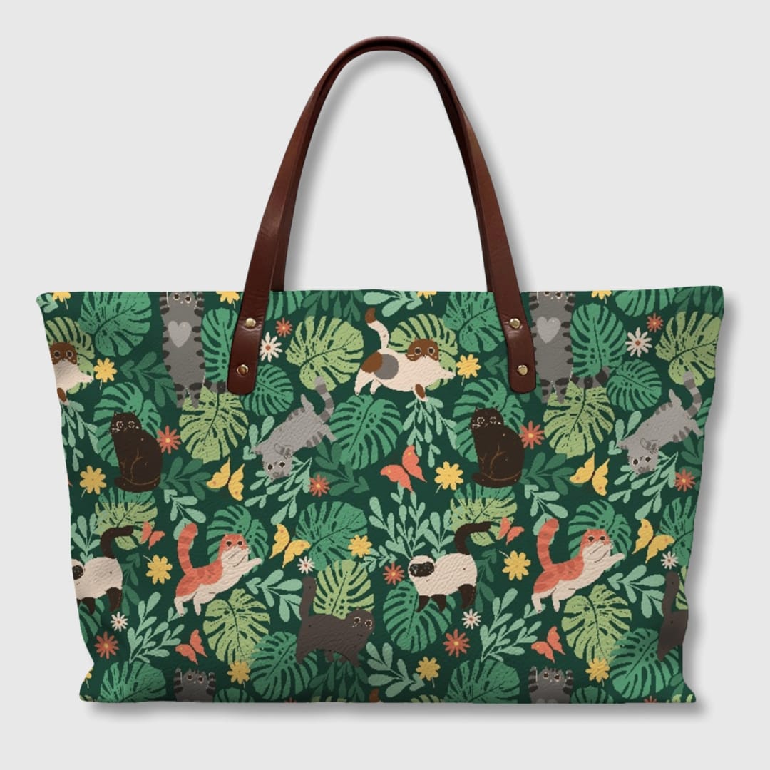 Customizable PU Leather Tote Bag | Your Design with UV Print - 1