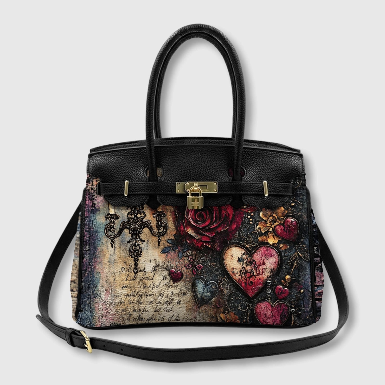 Personalized Women's PU Handbag – Custom Elegant Tote Bag Gift for Her