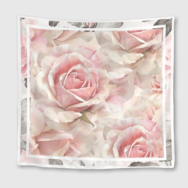 Custom All-Over Square Towel – Personalized Lightweight Square Scarf