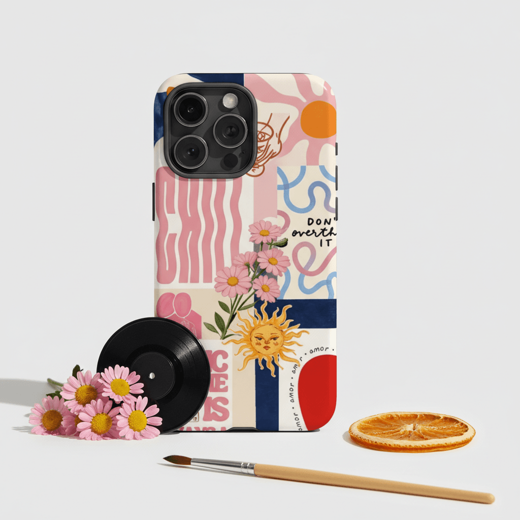 Boho Collage Magnetic Phone Case | Gift for Him & Her